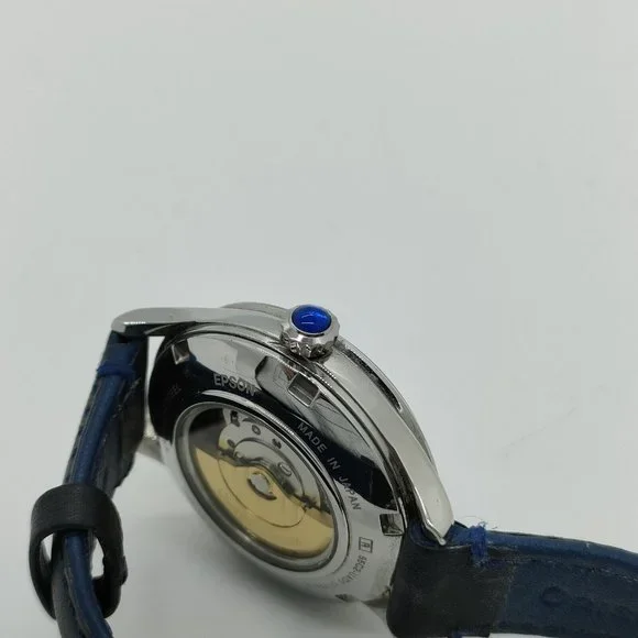 Orient Star Watch 55G2-URDU ORIENT 32mm Light & Navy Blue Running w/box WC71
